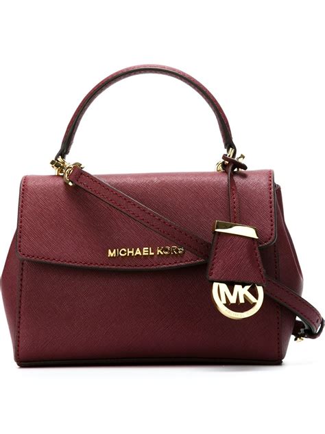 michael kors red crossbody bag small|Michael Kors Crossbody monogram.